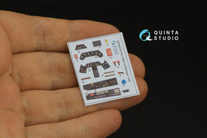 Quinta Studio QD48314 Fw 190A-3 3D-Printed &amp;amp; colored Interior on decal paper (Tamiya) 1/48 – image 3