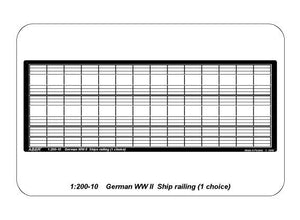 Aber 200-10 German WWII Ship railing (1st choise) 1/200 – zdjęcie 5