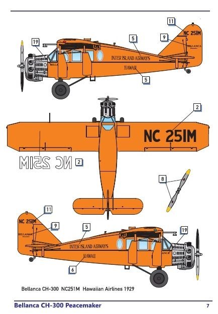 Dora Wings 72022 Bellanca CH-300 Pacemaker 1/72 – zdjęcie 3