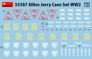 MiniArt 35587 ALLIES JERRY CANS SET WWII 1/35 – zdjęcie 3