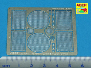 Aber 35G10 Grilles for German tank PzKpfw V Ausf.A/D Panther (Sd.Kfz.181) (1/35) – image 2