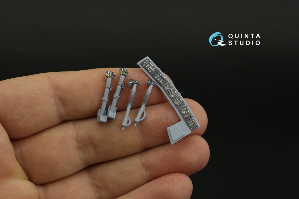 Quinta Studio QD35090 AH-64A 3D-Printed &amp;amp; coloured Interior on decal paper (Academy) 1/35 – zdjęcie 5