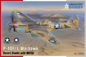 Special Hobby 72493 P-40F/L Warhawk &amp;#39;Desert Hawks With Merlin&amp;#39; 1/72