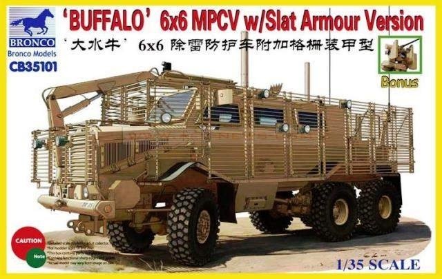 Bronco CB35101 Buffalo 6x6 MPCV w/Slat Armour Version 1/35
