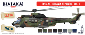 Hataka HTK-AS80 Royal Netherlands AF paint set vol. 1 8x17ml. – zdjęcie 2