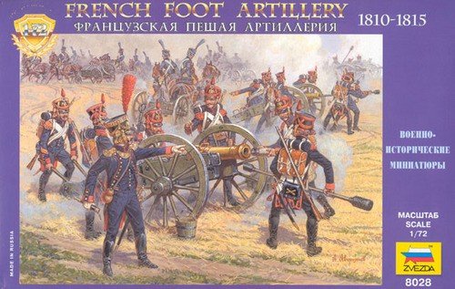 Zvezda 8028 Artillerie à pied française (1/72)