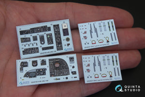 Quinta Studio QD48165 A-6E Intruder 3D-Printed &amp;amp; coloured Interior on decal paper (for HobbyBoss kit) 1/48 – zdjęcie 2