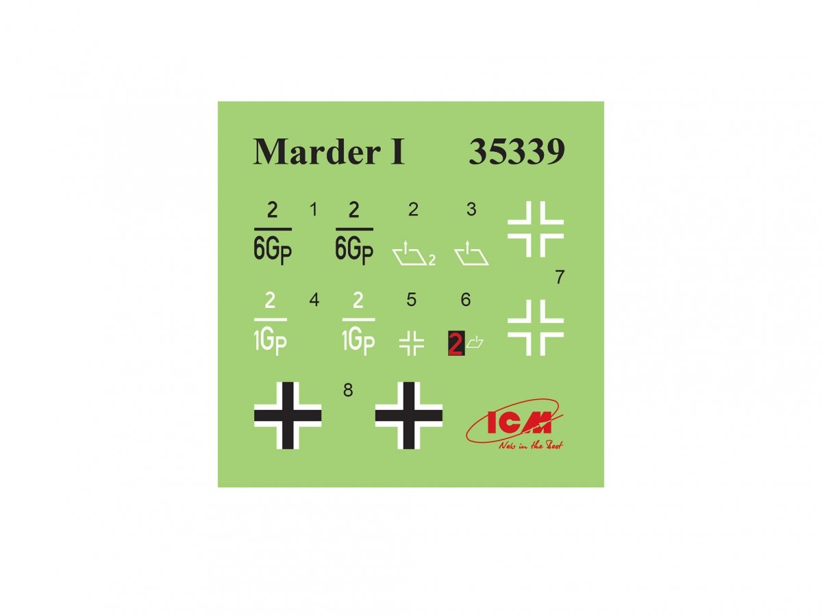 ICM 35339 Marder I on FCM 36 base 1/35 – immagine 6