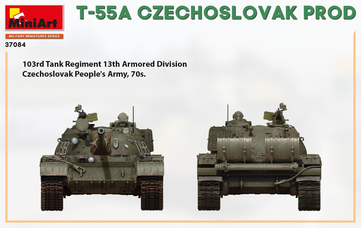 Miniart 37084 T-55A CZECHOSLOVAK PRODUCTION 1/35 – image 6