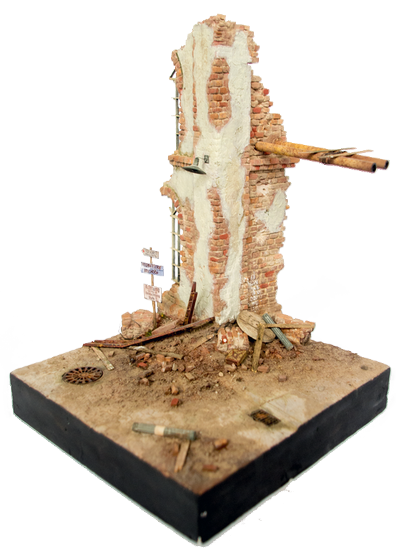 RT-Diorama 35301 Diorama-Base: Stalingrad corner 1/35 – immagine 3