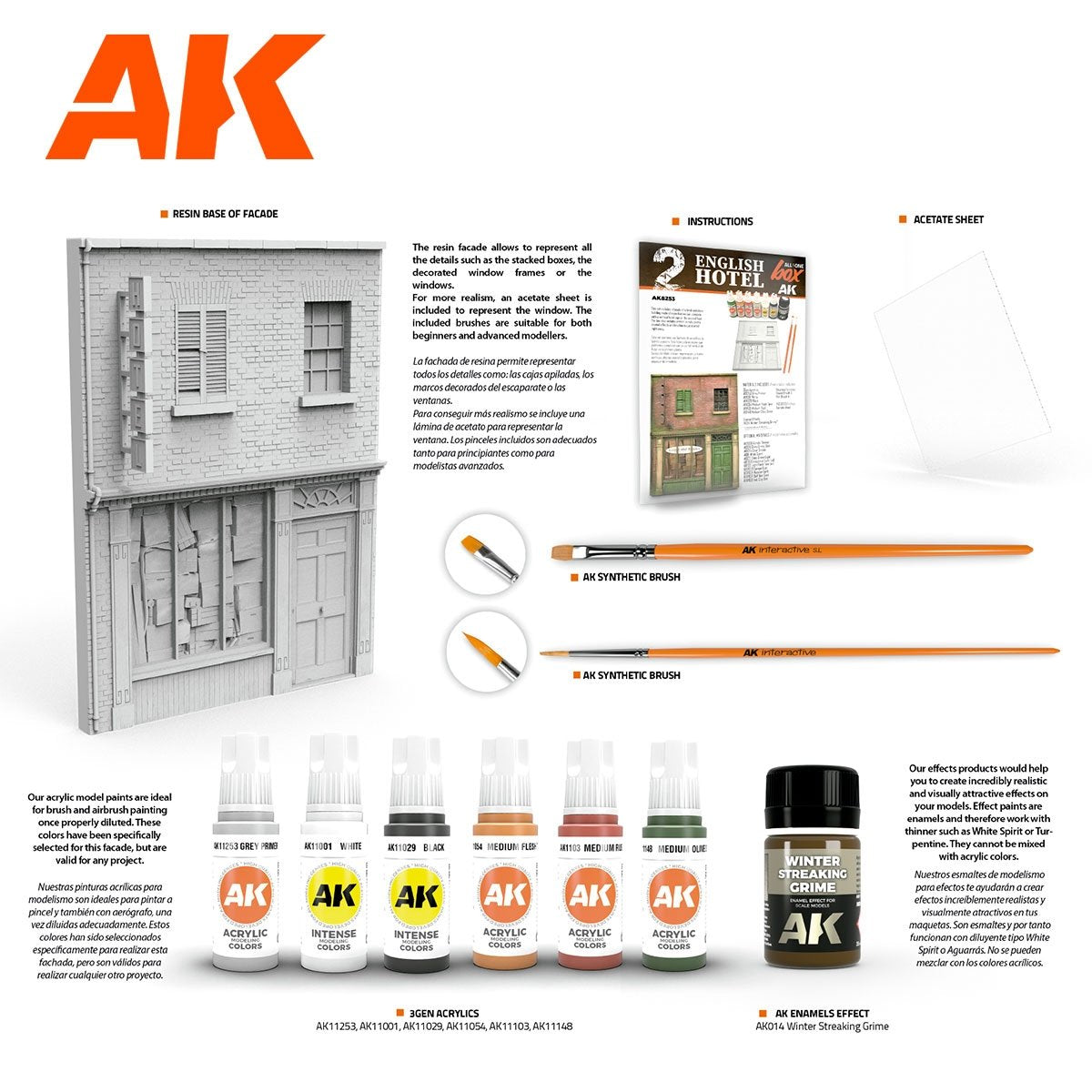 AK Interactive AK8253 ALL IN ONE SET -BOX 2 – ENGLISH HOTEL – image 4