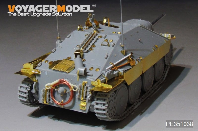 Voyager Model PE351038A WWII German Sd.Kfz.138/2 Hetzer Tank Destroyer Middle Version（B ver include Gun Barrel）（For DRAGON 6037 6066 9148）1/35 – zdjęcie 3