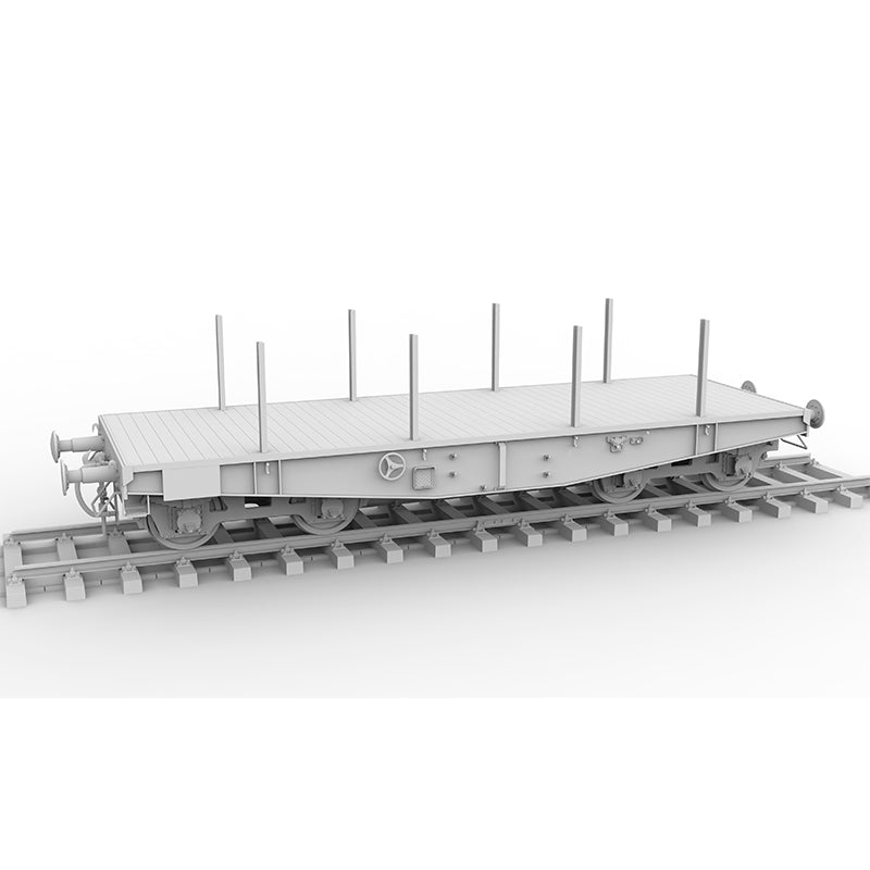 AK Interactive AK35501 GERMAN RAILWAY SCHWERER PLATTFORMWAGEN TYPE SSYS 1/35 – zdjęcie 4