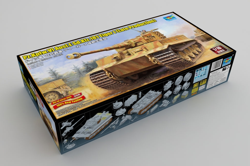 Trumpeter 00945 Pz.Kpfw.VI Ausf.E Sd.Kfz. 181 Tiger I Late Production 1/16 – zdjęcie 2