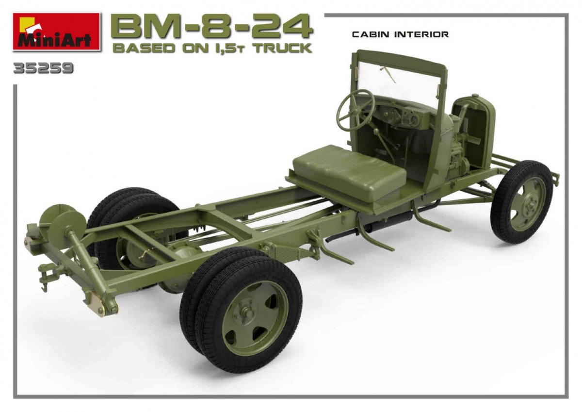 MiniArt 35259 Soviet Rocket Launcher BM-8-24 1/35 – zdjęcie 16