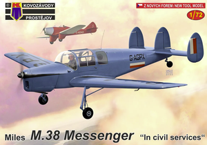 Kovozavody Prostejov KPM0317 M.38 Messenger „In civil services“ 1/72