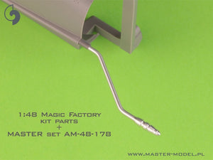 Master AM-48-178 A-4 Skyhawk - CURVED Refueling Probe Boom (used on A-4M/N, OA-4M &amp;amp; late A-4E/F &amp;amp; TA-4F/J versions) 1/48 – image 2