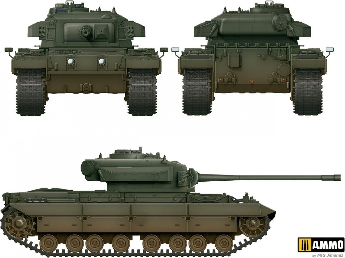 Amusing Hobby 35A042 FV221 Caernarvon British Heavy Tank 1/35 – zdjęcie 3