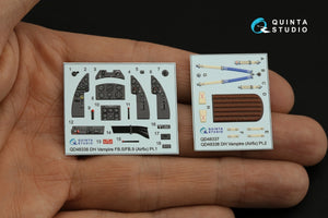Quinta Studio QD48338 DH Vampire FB.5/FB.9 3D-Printed coloured Interior on decal paper (Airfix) 1/48 – zdjęcie 7