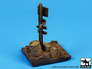 Black Dog D35042 Road signs base 1/35 – zdjęcie 4