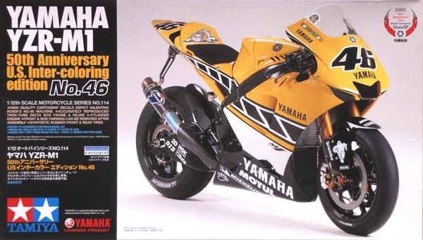 Tamiya 14114 Yamaha YZR-M1 50th Anniversary 1/12