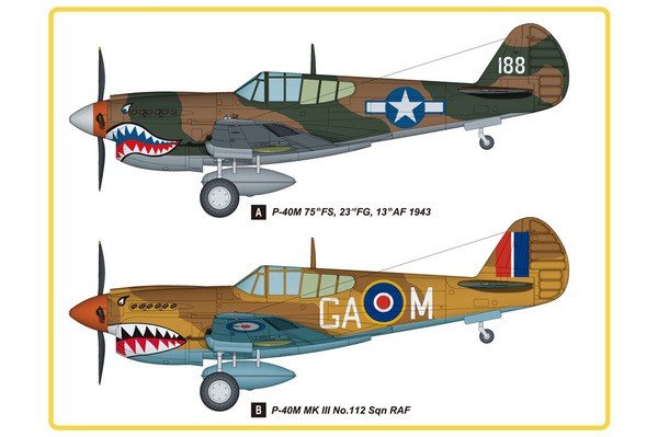Hobby Boss 85801 P-40E Kittyhawk 1/48