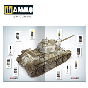 AMMO of Mig Jimenez 6603 SOLUTION BOOK 20 - How to Paint WWII Soviet Winter Vehicles (English, Spanish, Francais, Deutsch) – image 9