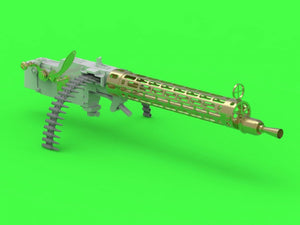 Master AM-32-121 Niemiecki karabin maszynowy z I w.św. Spandau LMG 8/15 (2szt.) (elementy żywiczne, toczone i fototrawione) 1/32 – zdjęcie 5