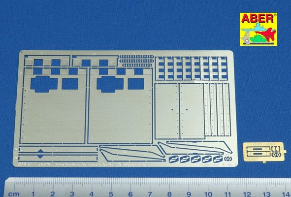Aber 16005 Rear fenders for Tiger I, Ausf.E - Early version 1/16 – imagen 2
