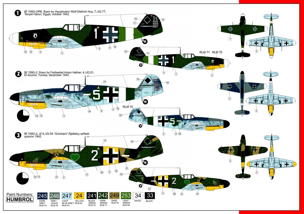 AZ Model AZ7466 Messerschmitt Bf-109G-2 Early Gustav 1/72 – zdjęcie 2