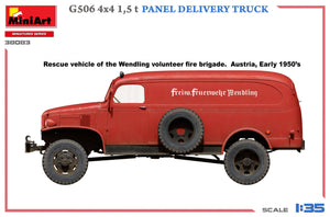 MiniArt 38083 G506 4х4 1,5 t PANEL DELIVERY TRUCK 1/35 – zdjęcie 5