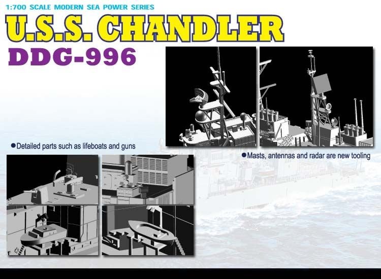 Dragon 7026 U.S.S. Chandler DDG-996 1/700 – zdjęcie 4