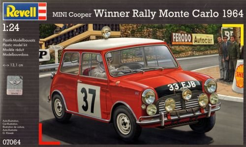 Revell 07064 Mini Cooper Rallye (Winner Monte Carlo 1964 1/24