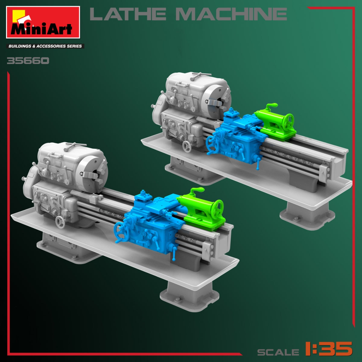 MiniArt 35660 LATHE MACHINE 1/35 – zdjęcie 6