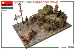 MiniArt 36064 Dresden 1945. T-34/85 Field Repair. BIG SET 1/35 – zdjęcie 4