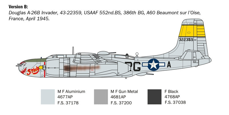 Italeri 1274 A-26 B INVADER 1/72 – image 6