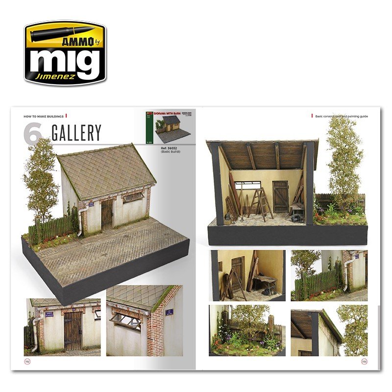 AMMO of Mig Jimenez 6135 HOW TO MAKE BUILDINGS. BASIC CONSTRUCTION AND PAINTING GUIDE (English) – zdjęcie 6