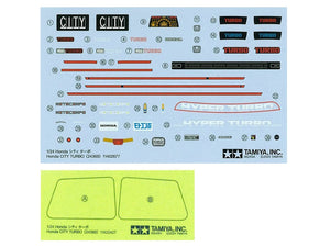 Tamiya 24369 Honda City Turbo with Motocompo 1/24 – image 10