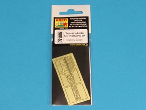 Aber 72A06 Osłony wieży do PzKpfw IV / Turret skirts for PzKpfw IV 1/72 – zdjęcie 6