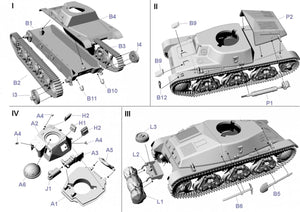 First To Fight PL086 - Pz.38(t) Ausf.B 1/72 – zdjęcie 3