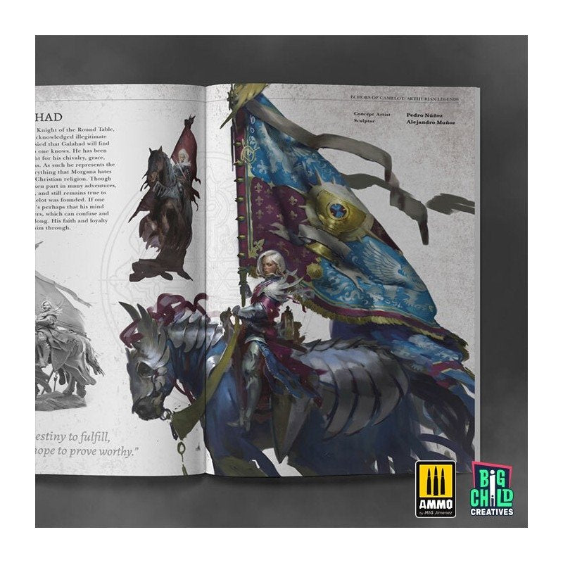 Ammo of Mig BCECLI002 Echoes of Camelot Artbook and Painting Guide – image 3