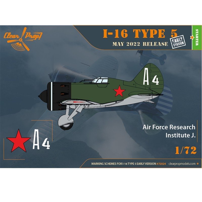 Clear Prop! CP72024 I-16 Type 5 early version STARTER KIT 1/72 – immagine 7