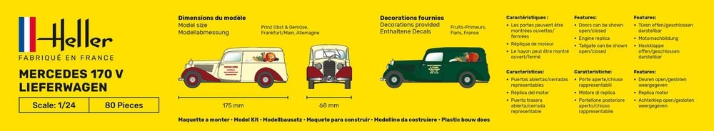 Heller 80736 MB 170 Lieferwagen 1/24 – image 3