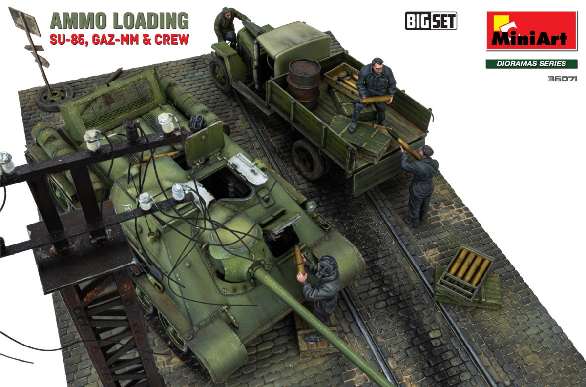 Miniart 36071 AMMO LOADING. SU-85, GAZ-MM and CREW. BIG SET 1/35 – zdjęcie 8