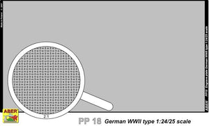 Aber PP18 Engrave plate (140 x 77 mm) - German type II WW 1/24/25 – zdjęcie 2
