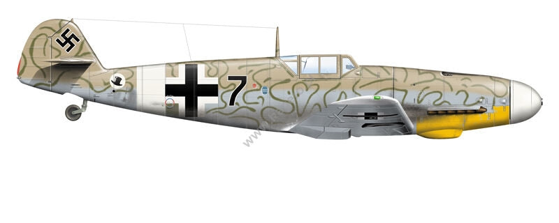 Kagero 15034 Messerschmitt Bf 109s over the Mediterranean Part I (decals) EN/PL – image 2