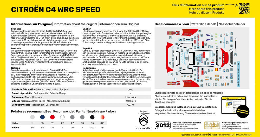 Heller 56117 Citroën C4 WRC Speed ​​- Starter Kit 1/43 – image 2