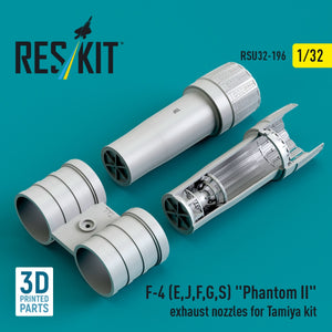 RESKIT RSU32-0196 F-4 (E, J, F, G, S) &amp;quot;Phantom II&amp;quot; exhaust nozzles for Tamiya kit (3D Printed) 1/32 – image 2
