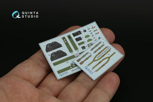 Quinta Studio QD48228 T-6G 3D-Printed &amp;amp; colored Interior on decal paper (Italeri) 1/48 – image 3