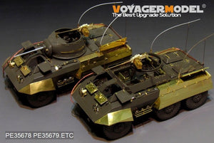Voyager Model PEA335 WWII US M8/M20 armored car side skirts/stowage bins (For TAMIYA 35228 35234) 1/35 – zdjęcie 6